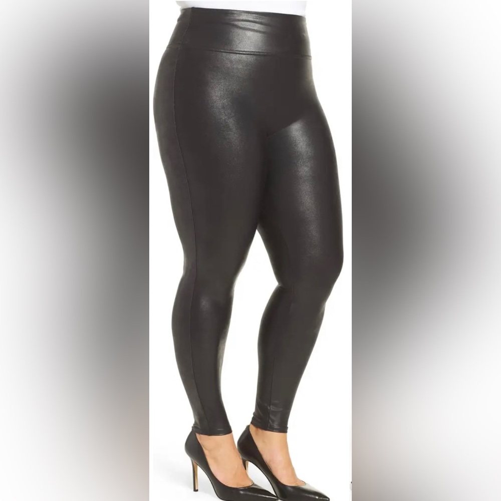 Spanx Faux Leather Leggings, size 2X